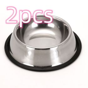 Classic Stainless Steel Bowls (Option: 18cm 2pcs)